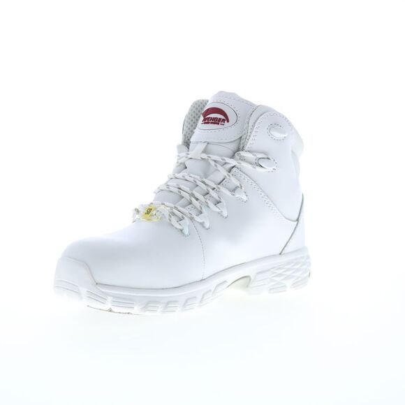Avenger Womens Flight Alloy Toe SD10 White Boots (NWT) - Picture 4 of 7